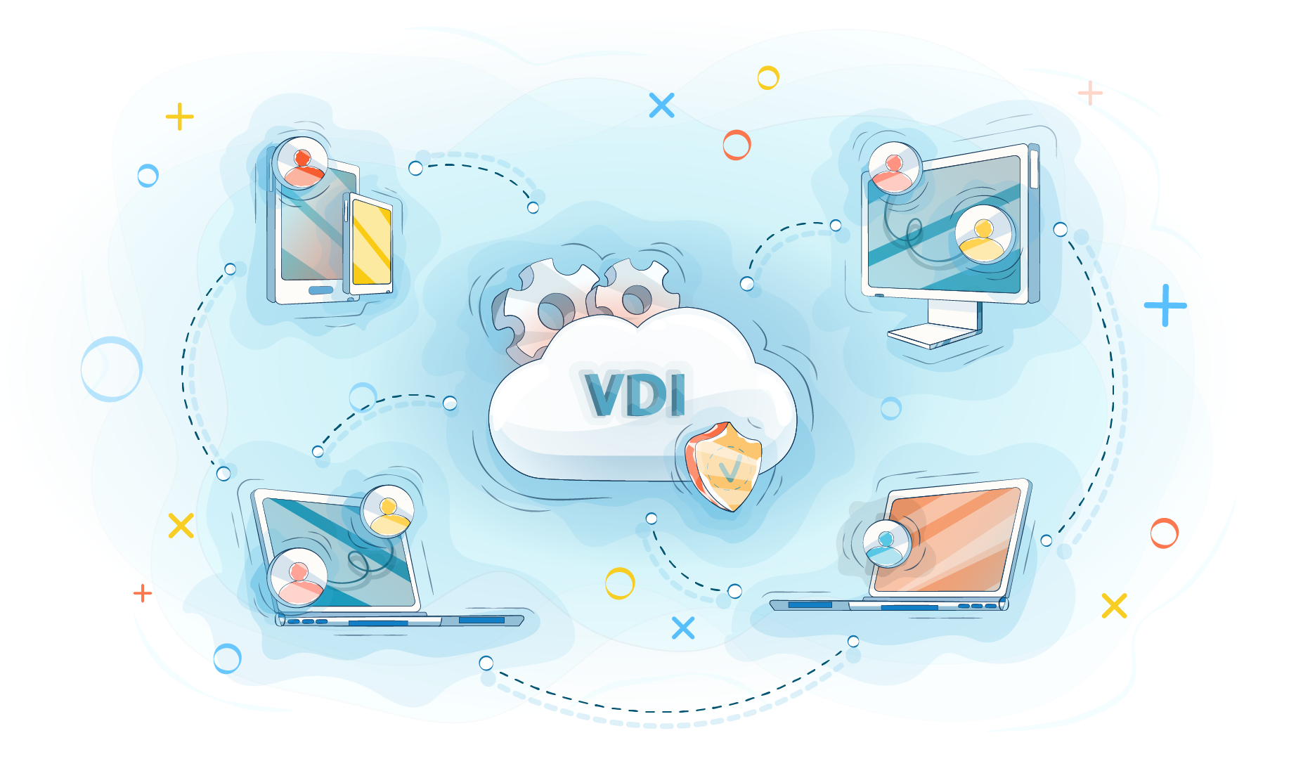The advantages of virtualization of workstations with the help of VDI technology